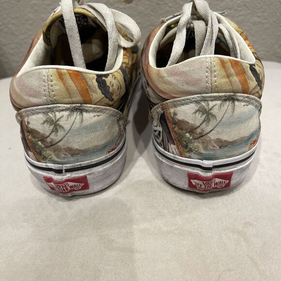 Vans Off The Wall Gallery Kostechko All Over Print Skater, Retro Size 10 - Picture 5 of 12